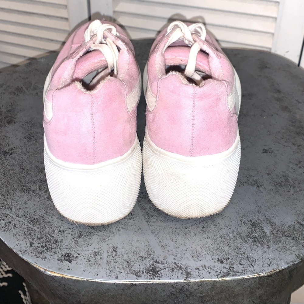 🆕Madden Girl “Ollie” Pink Lace Up platform Sneaker, Size 8 - Picture 5 of 7